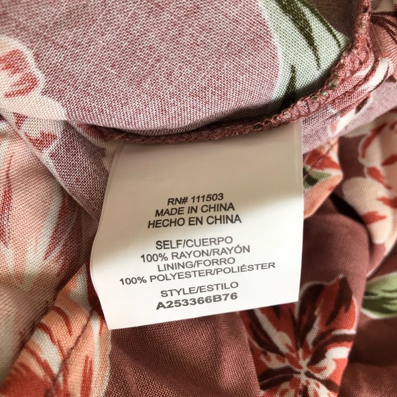 Floral Spaghetti Strap Midi Dress - Picture 5 of 5